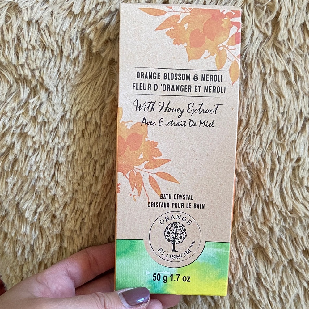 🆕 Orange Blossom & Neroli Bath Crystal with Honey Extract